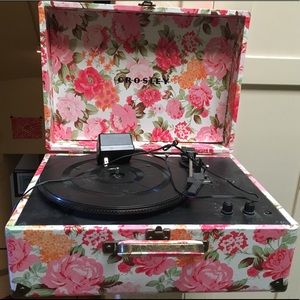 Crosley Floral Record Player